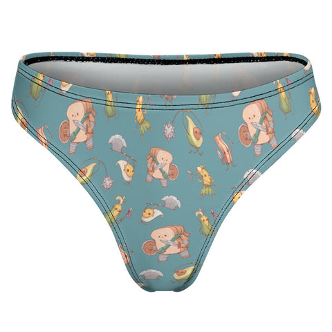 Food Fight Women's Thong