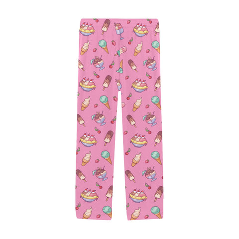Banana-Split-Mens-Pajama-Hot-Pink-Front-View