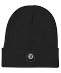 Magic-Eight-Ball-Embroidered-Beanie-Black-Front-View