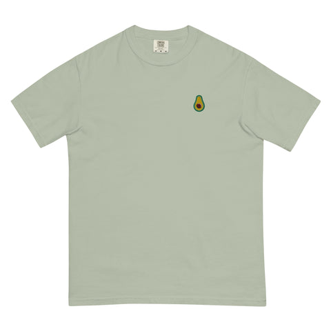 Avocado-Embroidered-T-Shirt-Bay-Front-View