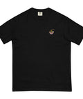 Ramen-Bowl-Embroidered-T-Shirt-Black-Front-View