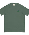 Avocado-Embroidered-T-Shirt-Forest-Green-Front-View