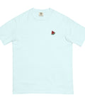 Watermelon-Embroidered-T-Shirt-Chambray-Front-View