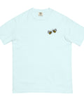 Bee-Mine-Embroidered-T-Shirt-Chambray-Front-View