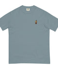 Bubble-Tea-Embroidered-T-Shirt-Ice-Blue-Front-View