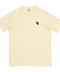 Strawberry-Embroidered-T-Shirt-Ivory-Front-View