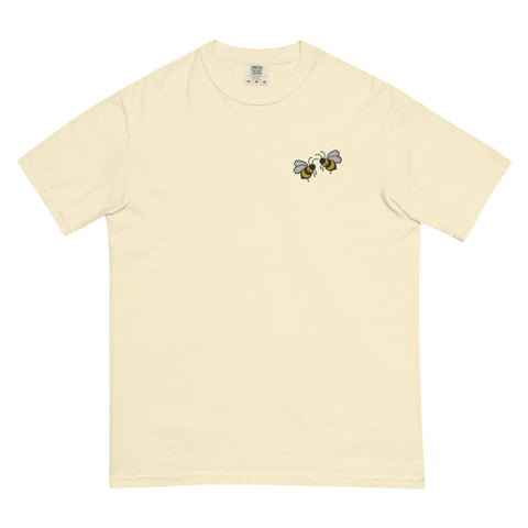 Bee-Mine-Embroidered-T-Shirt-Ivory-Front-View