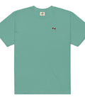 Wine-Embroidered-T-Shirt-Seafoam-Front-View