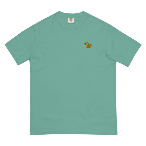 Rubber-Duck-Embroidered-T-Shirt-Seafoam-Front-View