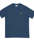 Pineapple-Embroidered-T-Shirt-True-Navy-Front-View