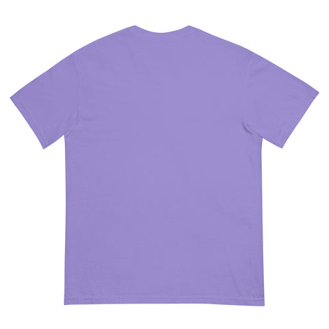 Daisy-Embroidered-T-Shirt-Violet-Back-View