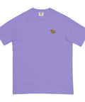 Rubber-Duck-Embroidered-T-Shirt-Violet-Front-View