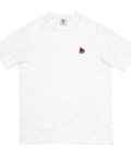 Watermelon-Embroidered-T-Shirt-White-Front-View