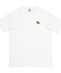 Rubber-Duck-Embroidered-T-Shirt-White-Front-View