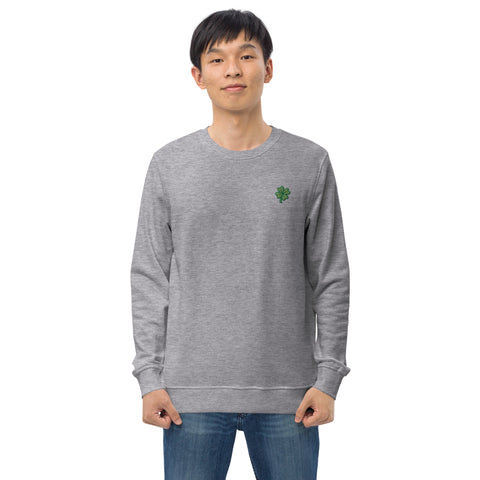 Four-Leaf Clover Embroidered Sweatshirt